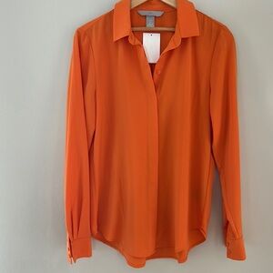 NWT H&M orange blouse